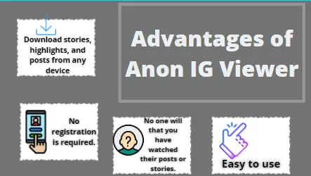 Advantages of Anon IG Viewer