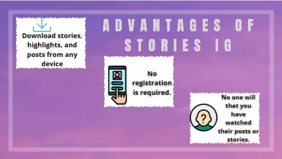 Advantages of StoriesIg