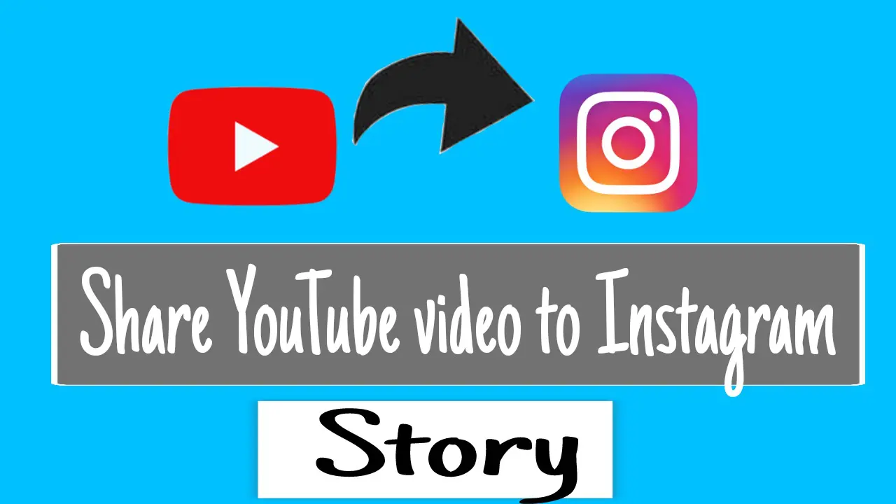 How to share a youtube video on Instagram story