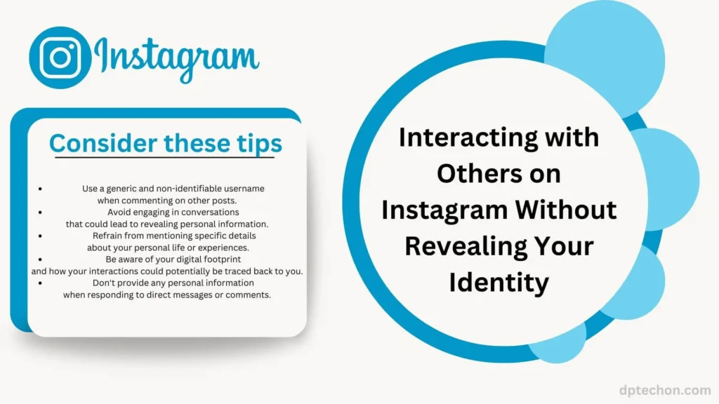 Interacting with Others on Instagram Without Revealing Your Identity
