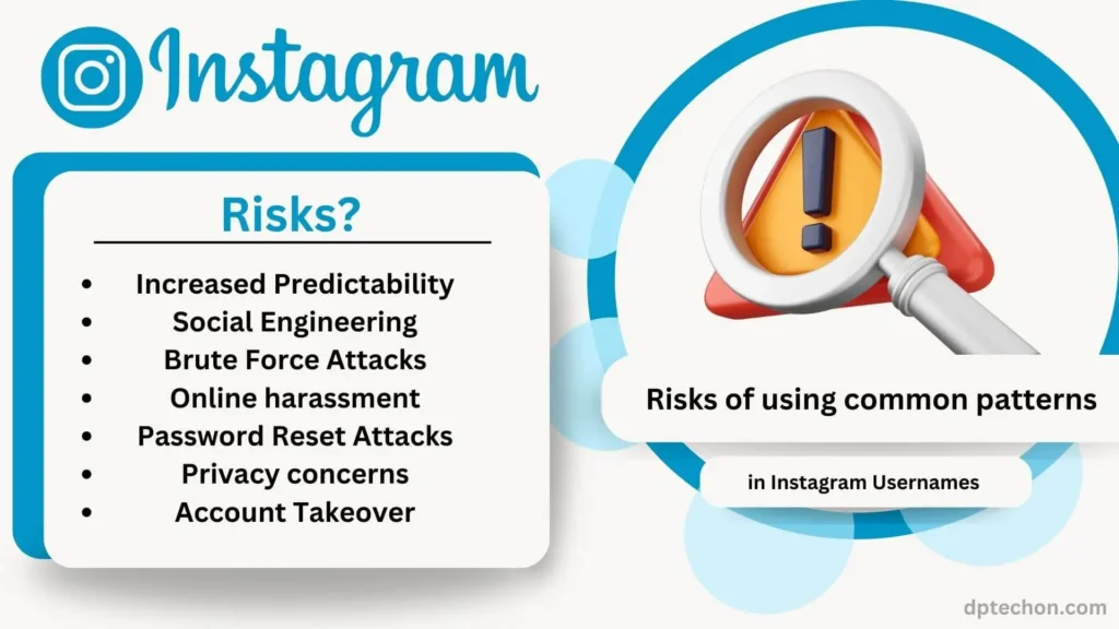 Risks of Using common patterns on Instagram Usernames