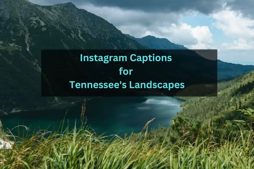 Captions for Tennessee's Landscapes