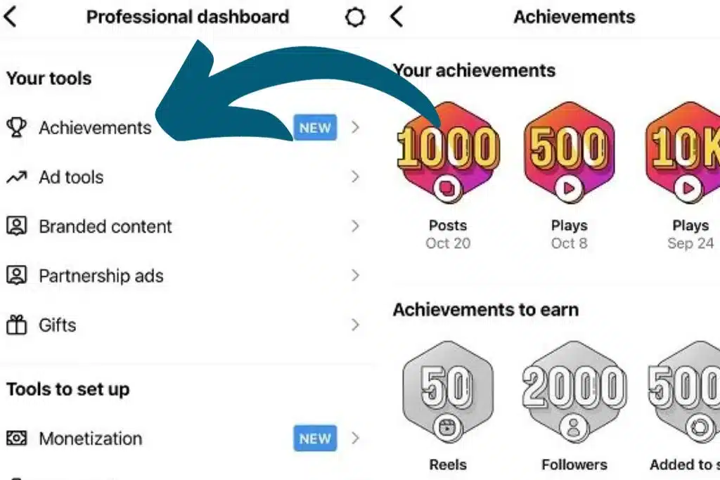 Understanding Instagram Achievements