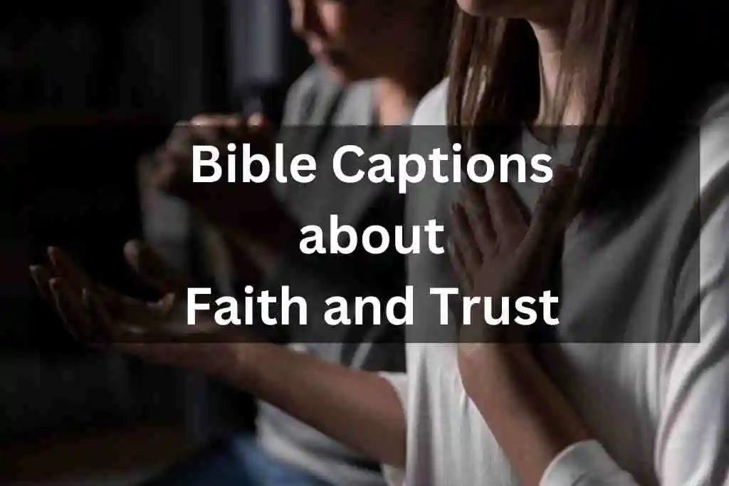 Bible Captions about Faith and Trust