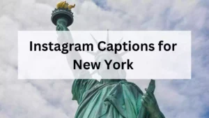 Instagram Captions for New York