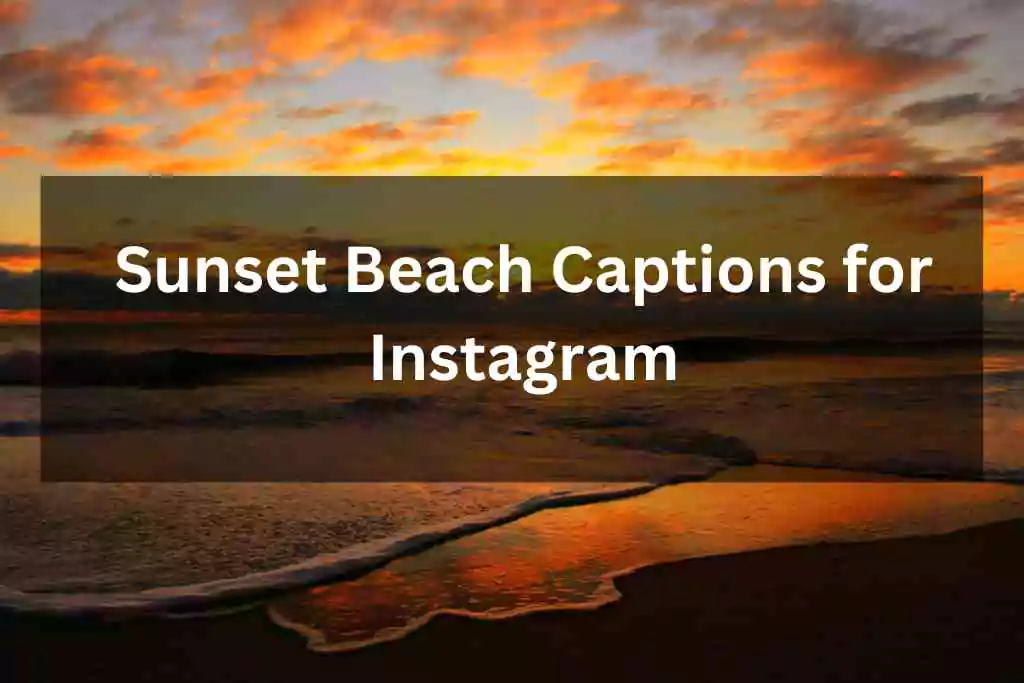  Sunset Beach Captions for Instagram