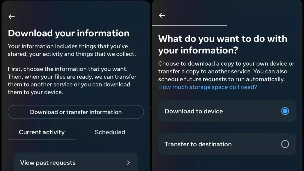 Download Your data and read them to escape the seen indicator on Instagram