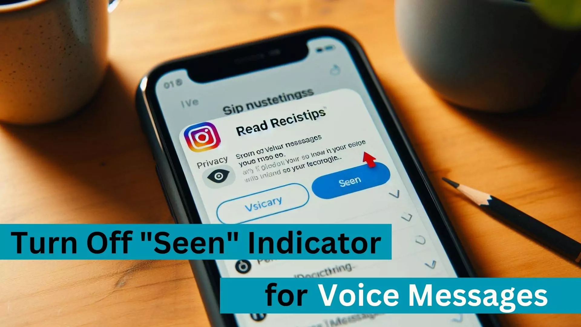 How to Turn off Seen indicator for Voice messages on Instagram